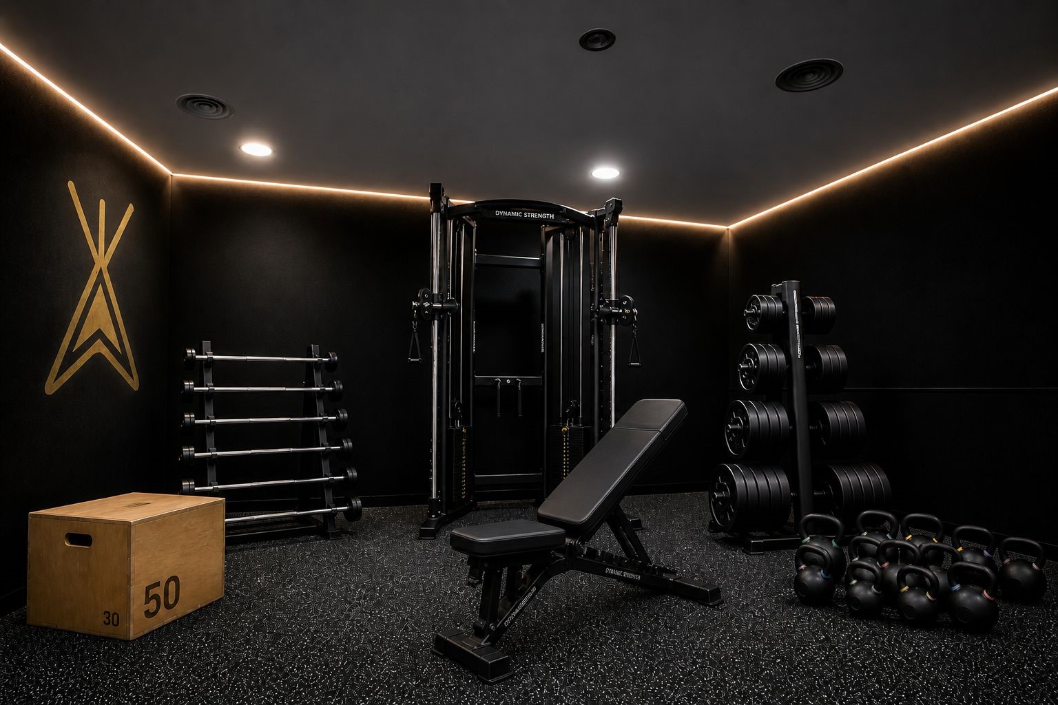 Blackbox Fitness — sala de fuerza con equipamiento profesional
